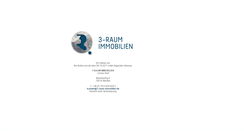 Desktop Screenshot of 3-raum-immobilien.de